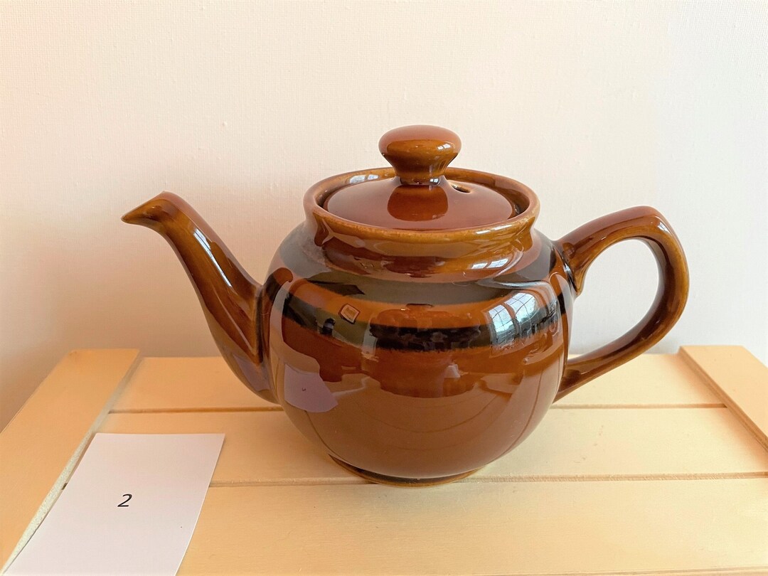 Sadler Brown Betty Small Teapot Rockingham Personal Size Etsy Canada