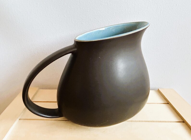 Denby Sienna Twin Tone Pitcher or Gravy Boat or Sauce Server, Made in ...
