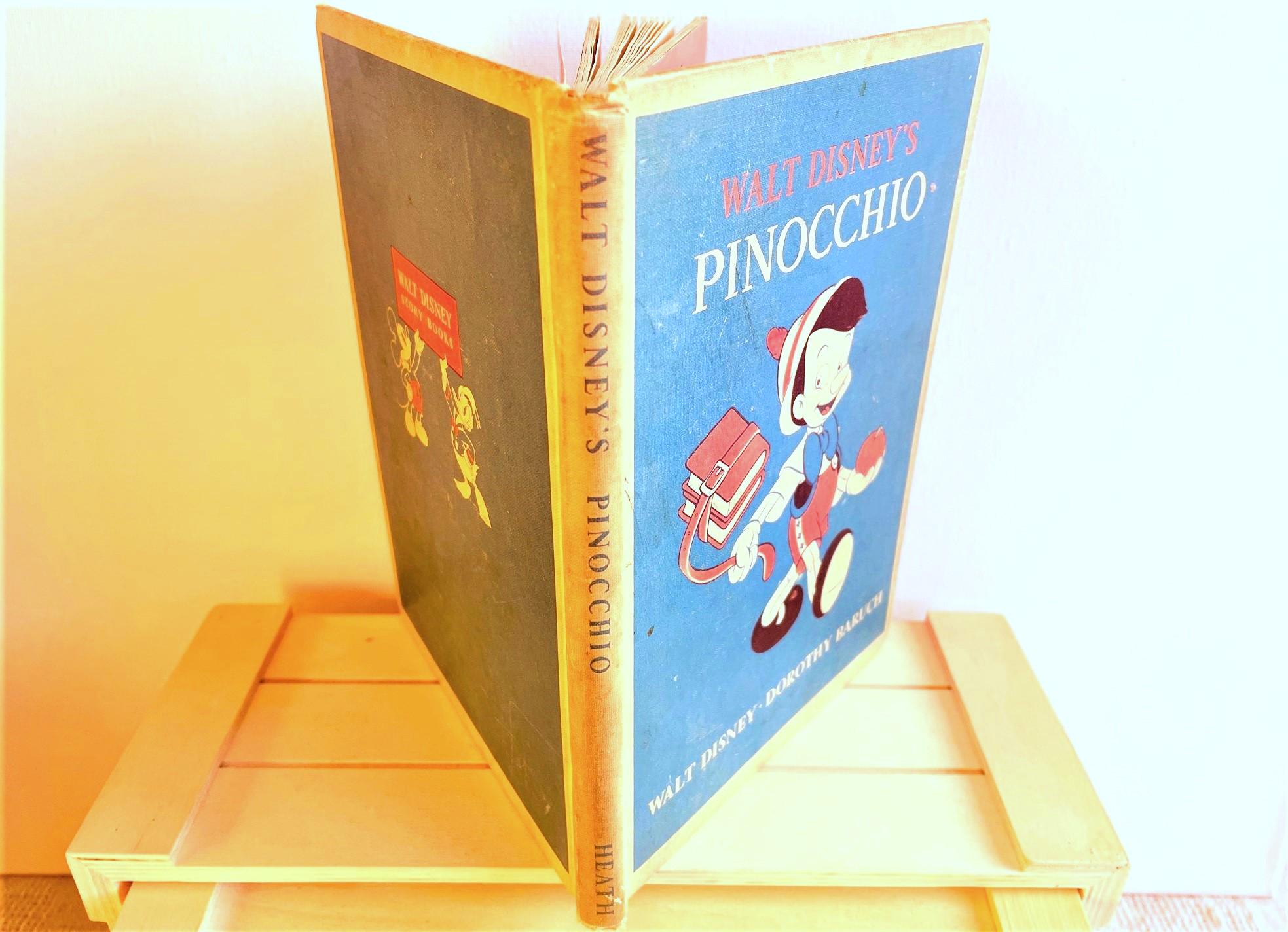 希少 vintage ウォルトディズニー ピノキオ ヴィンテージ 絵本 洋書 希少 vintage ウォルトディズニー ピノキオ ヴィンテージ 絵本 洋書