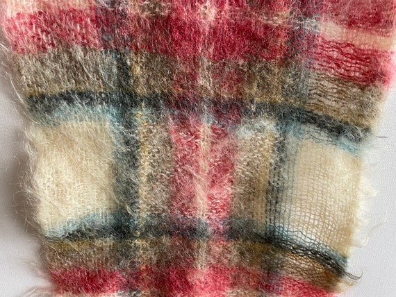 Glen Tarff Vintage Mohair Scarf, Glen Cree, Made … - image 4