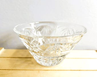 Tyrone Crystal / Heavy Bowl / Candle Holder / Made in Ireland / - Etsy