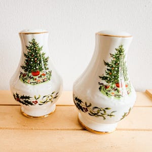 Canadian Classic Vintage kerstboom zout- en peperstel, gemaakt in Canada