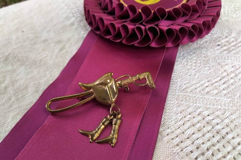 Brooch Equestrian Vintage Equestrian Stock Pin Horses Equestrian Jewellery
