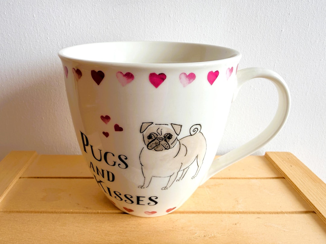 Milly Green Dog Themed Oversized Mugs, Designed in Britain