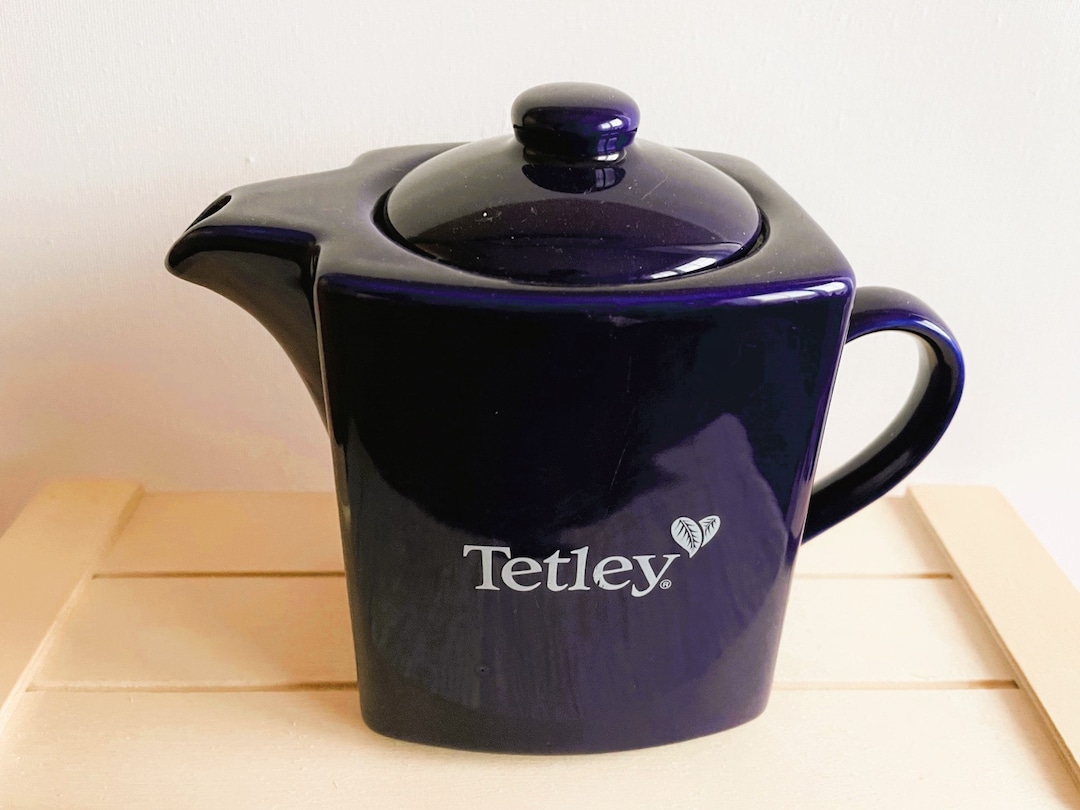 Tetley Tea Teapot Tetley Cream and Sugar Set Tetley Storage Etsy