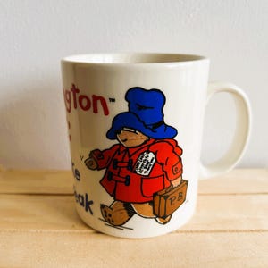 Kilncraft and Spode Paddington Bear Vintage Mugs, Being Sold Separately, Popular Childrens Book Characters From Michael Bond