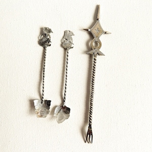 Antique and Vintage Cutlery Including Kulit Spoons and a Unique Fork