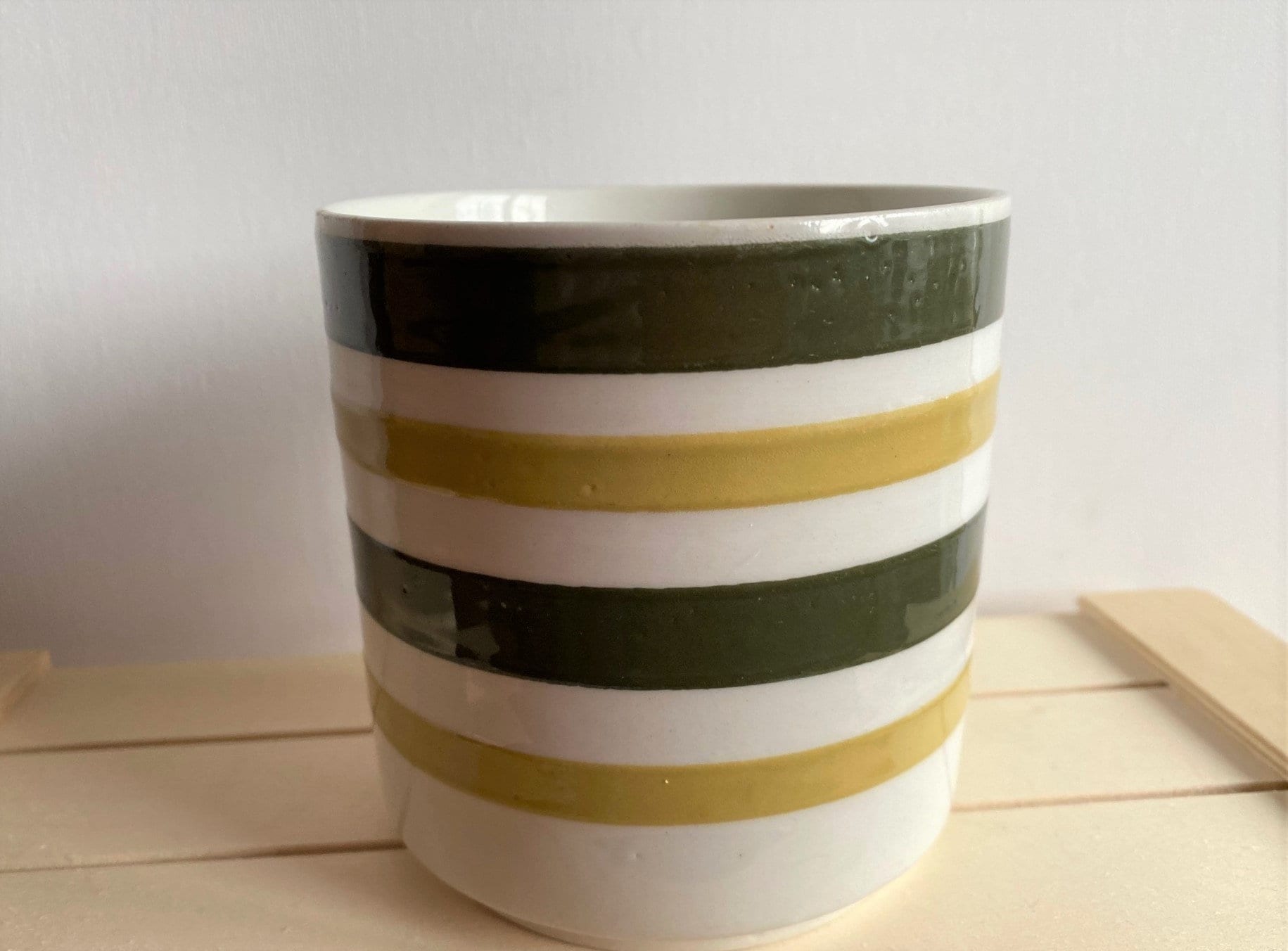 Keele Street Pottery Striped Mug KSP Vintage KSP Etsy