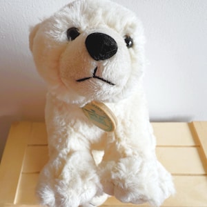 Wild Republic K & M Toys Vintage pluche ijsbeer, KM International Inc, cadeau-idee babyshower, knuffeldieren met wilde dieren