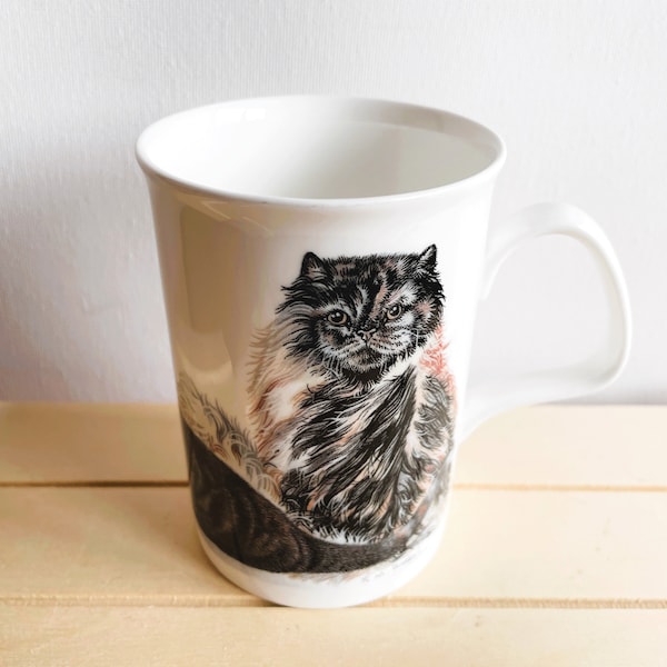 Roy Kirkham Cat Coffee or Tea Mug, Fine Bone China, Made in England, Cats, Felines, Cat Mugs, Cat Gifts, Cat Dad, Cat Mom