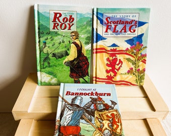 History of Scotland Set of 3 Childrens Hardcover Books, David Ross, Scottish History for Kids