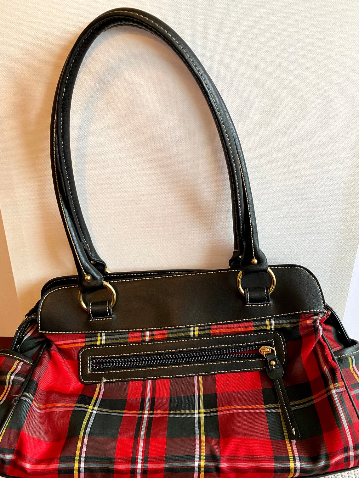 Ralph Lauren Bag Chaps by Ralph Lauren Red Tartan Plaid Etsy