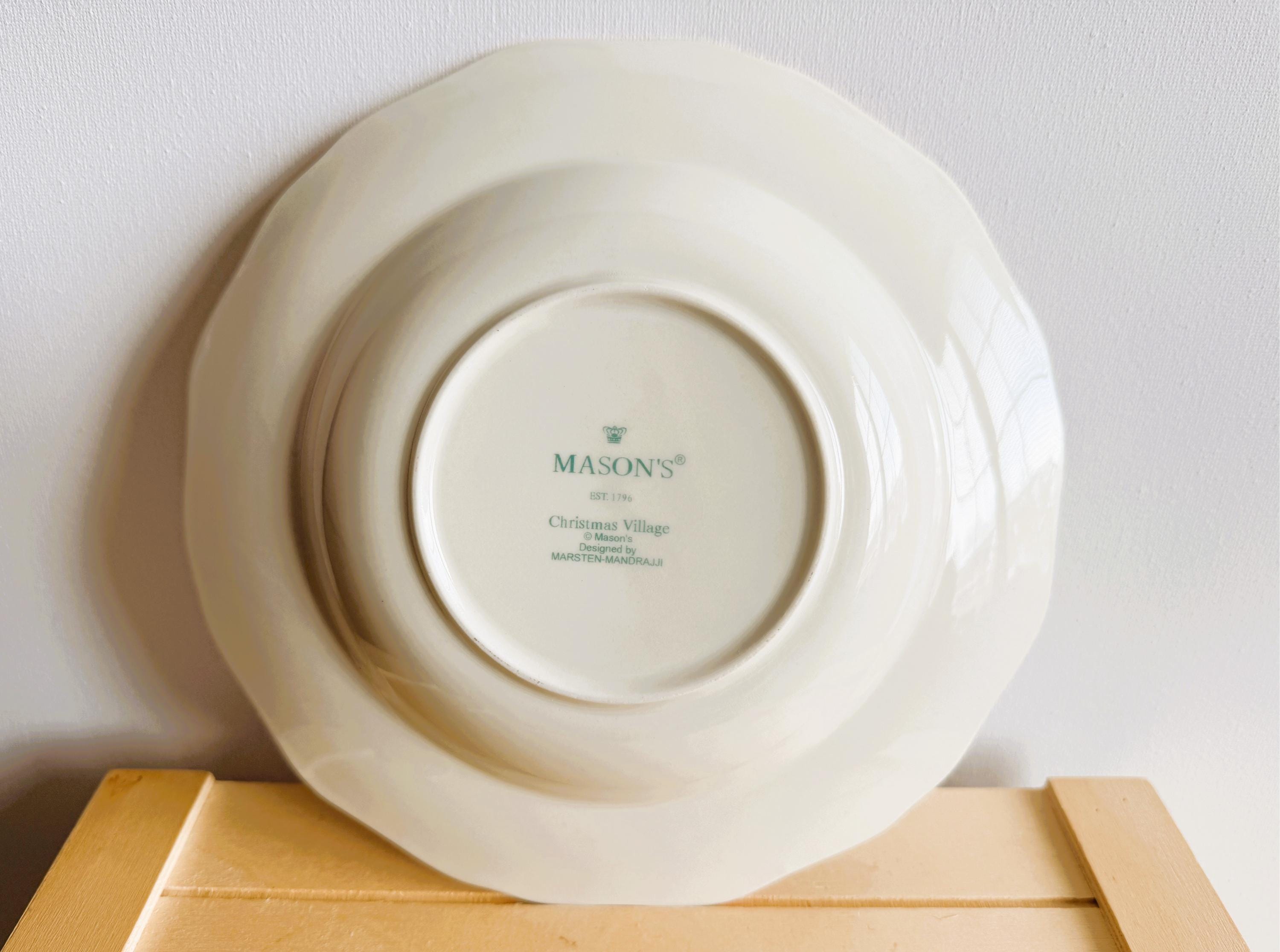 Masons Christmas Village Vintage Dishware, Made in England