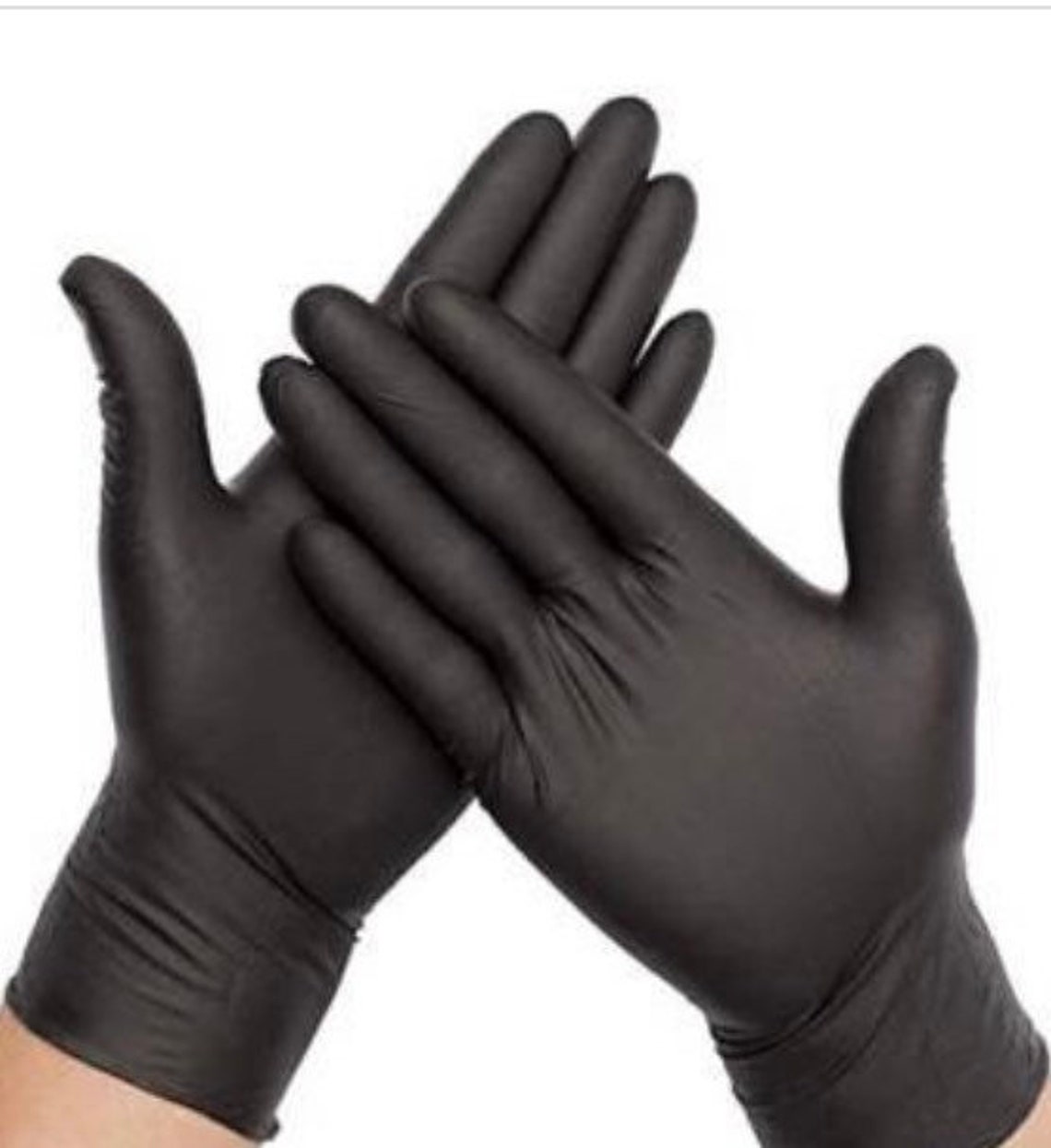 Ambitex Nitrile Gloves Size Large Box of 100 Black New in Box Etsy