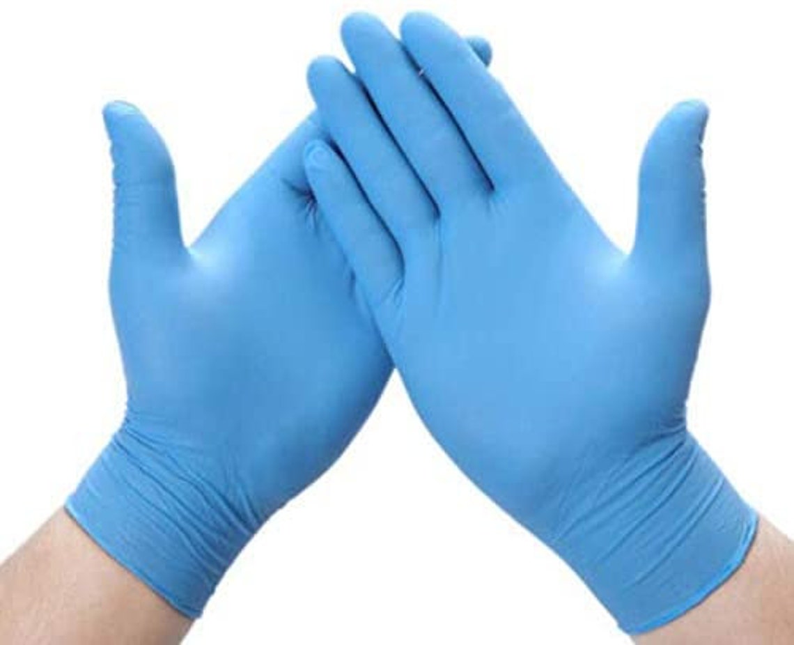 Brightway Nitrile Gloves Size Extra Large XL Blue Box of 100 Etsy