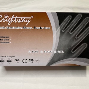 Brightway Nitrile Guanti Taglia Extra Large XL Blue Box di 100 Blu Nuovo in Scatola Craft Food Prep Painting