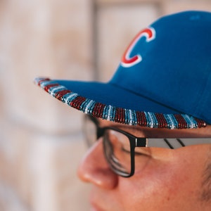 Beaded Chicago Cubs Baseball Hat