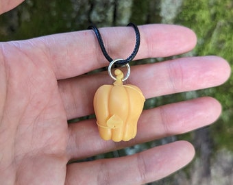 Yellow Pumpkin Necklace Halloween Jewelry Fall Jewelry Teacher Gift Little Pumpkin Necklace Halloween Necklace Orange Pumpkin Charm Resin