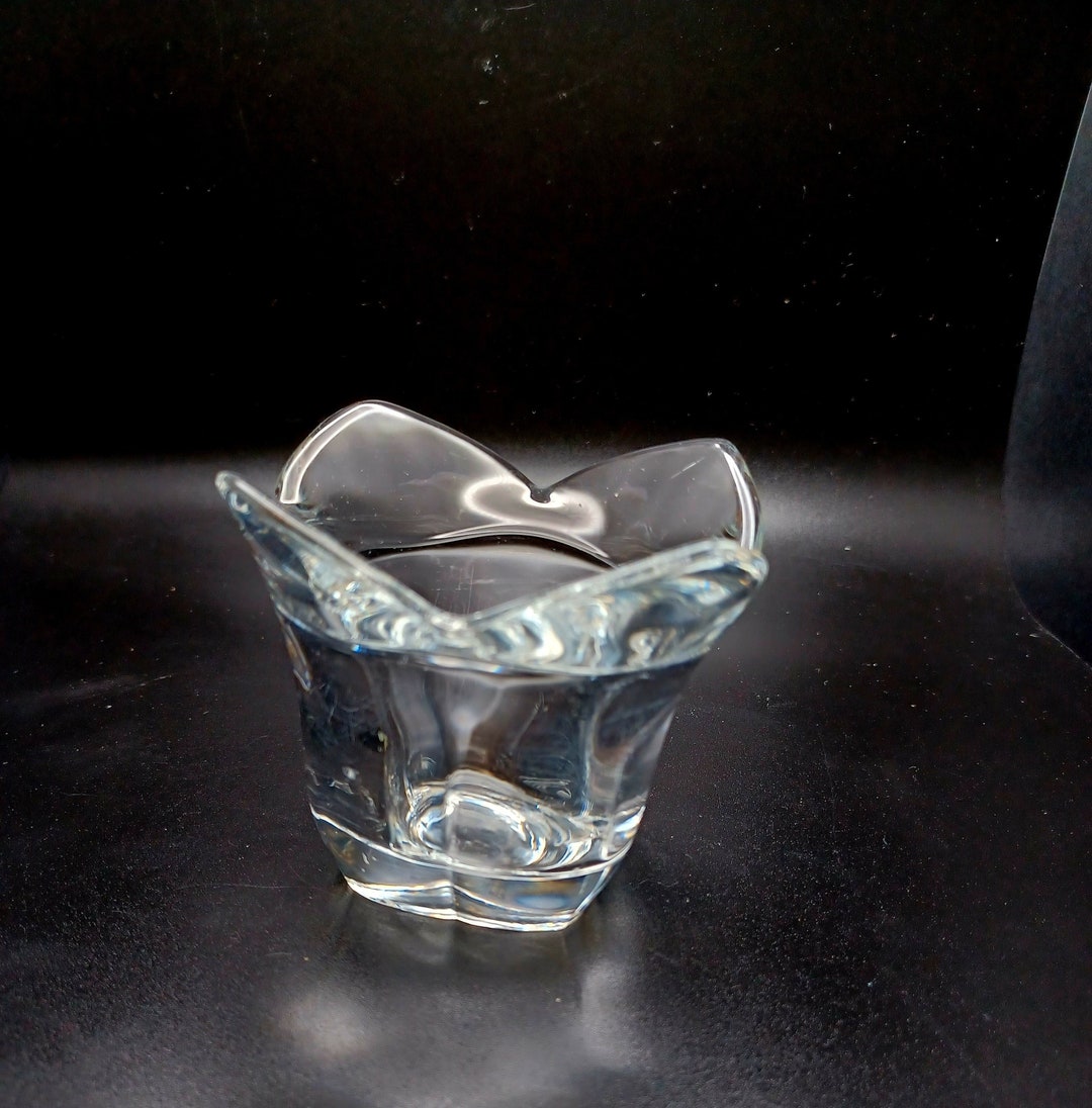 Vintage Tulip Candle Holder / Floral / Tulips / Spring / Clear Etsy