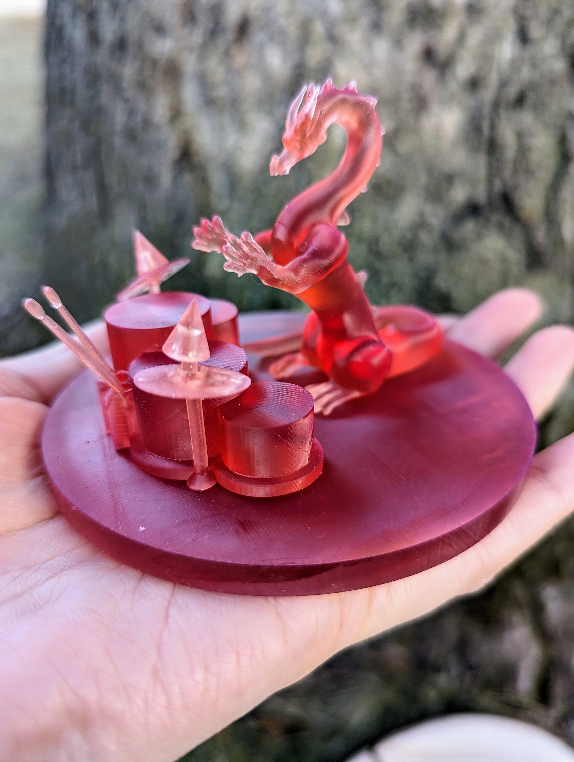 Drachenspiel Schlagzeug Trommelnder Drache einzigartige Geschenke für Ihn Musiker Geschenke - Bild 10 von 11