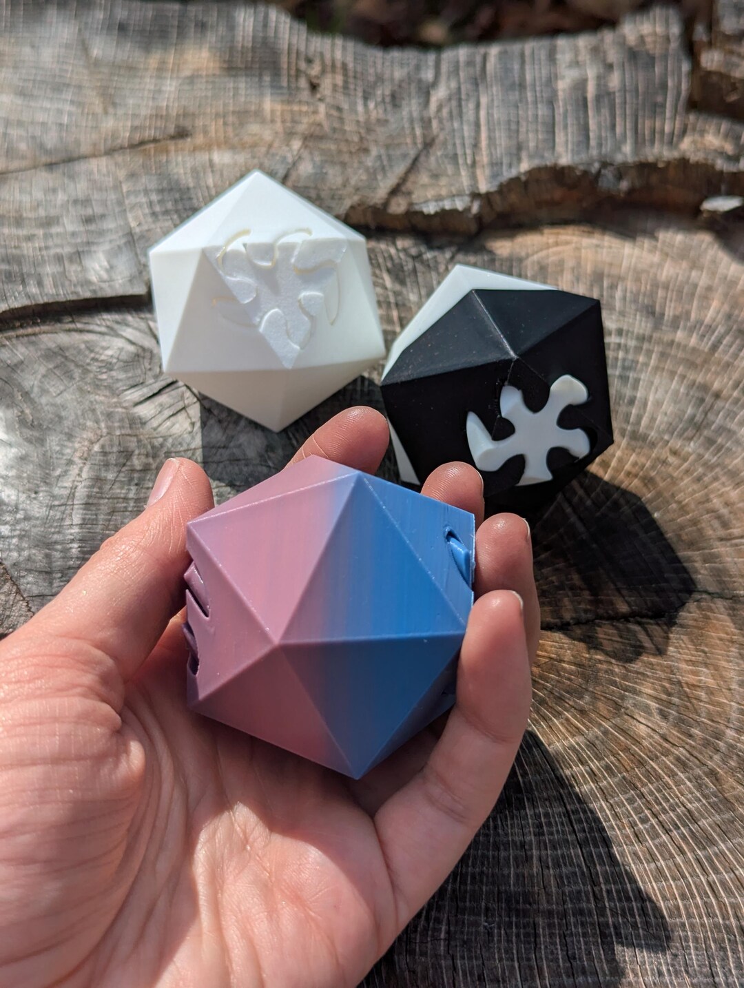 D20 Passthrough Fidget | Nerdy Fidget | Originally Designed, Made in ...