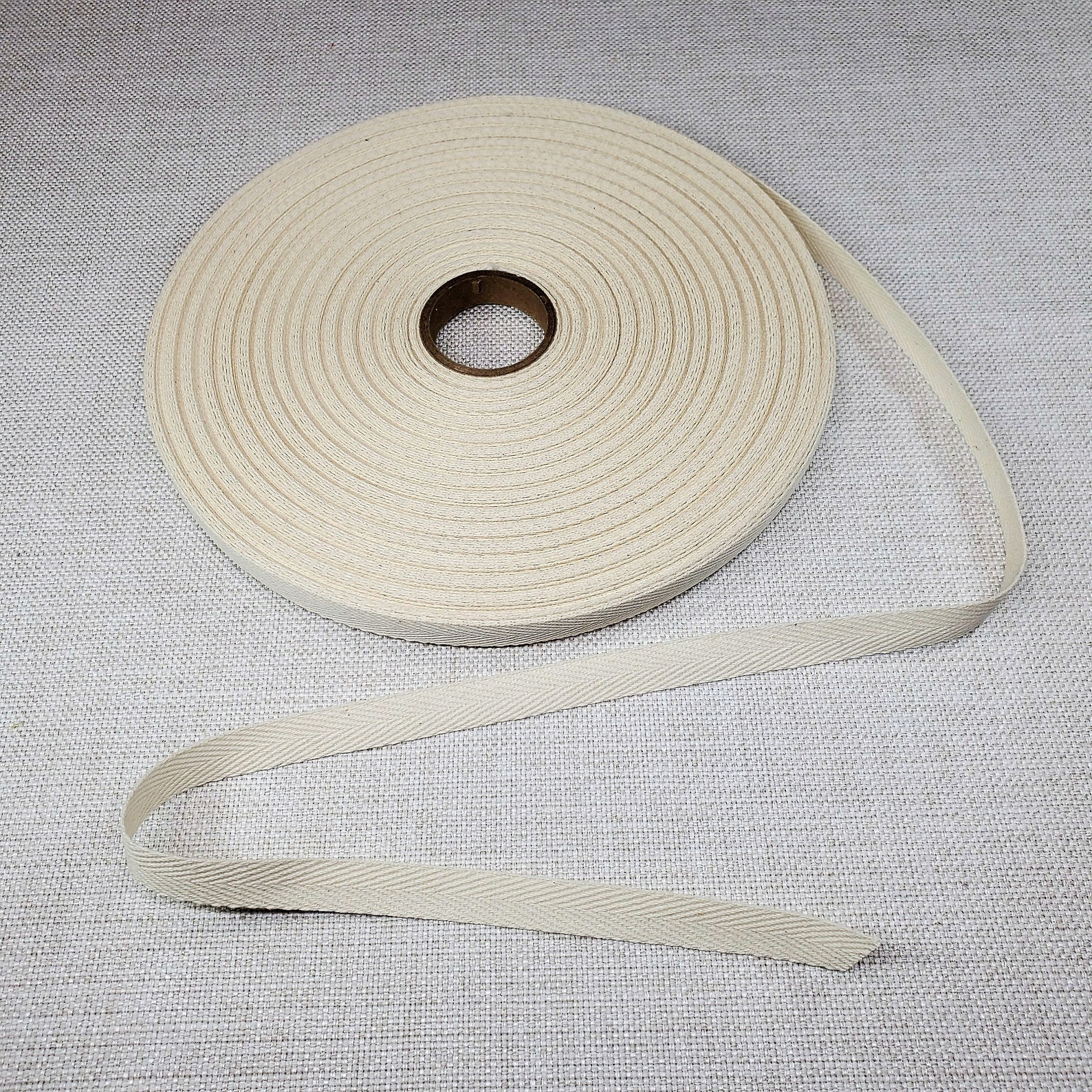 1/2 Cotton Twill Tape Natural Heavyweight Sold by Etsy