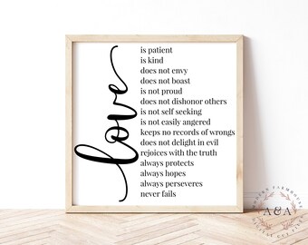 Love Is Patient Svg Etsy