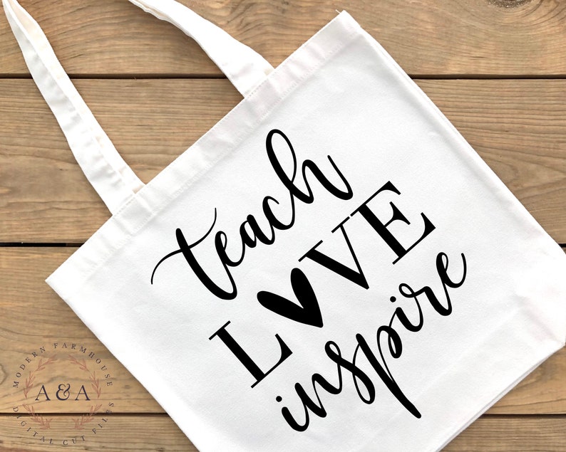 Download Teach Love Inspire Svg Teacher Shirt Svg Teaching Quote ...