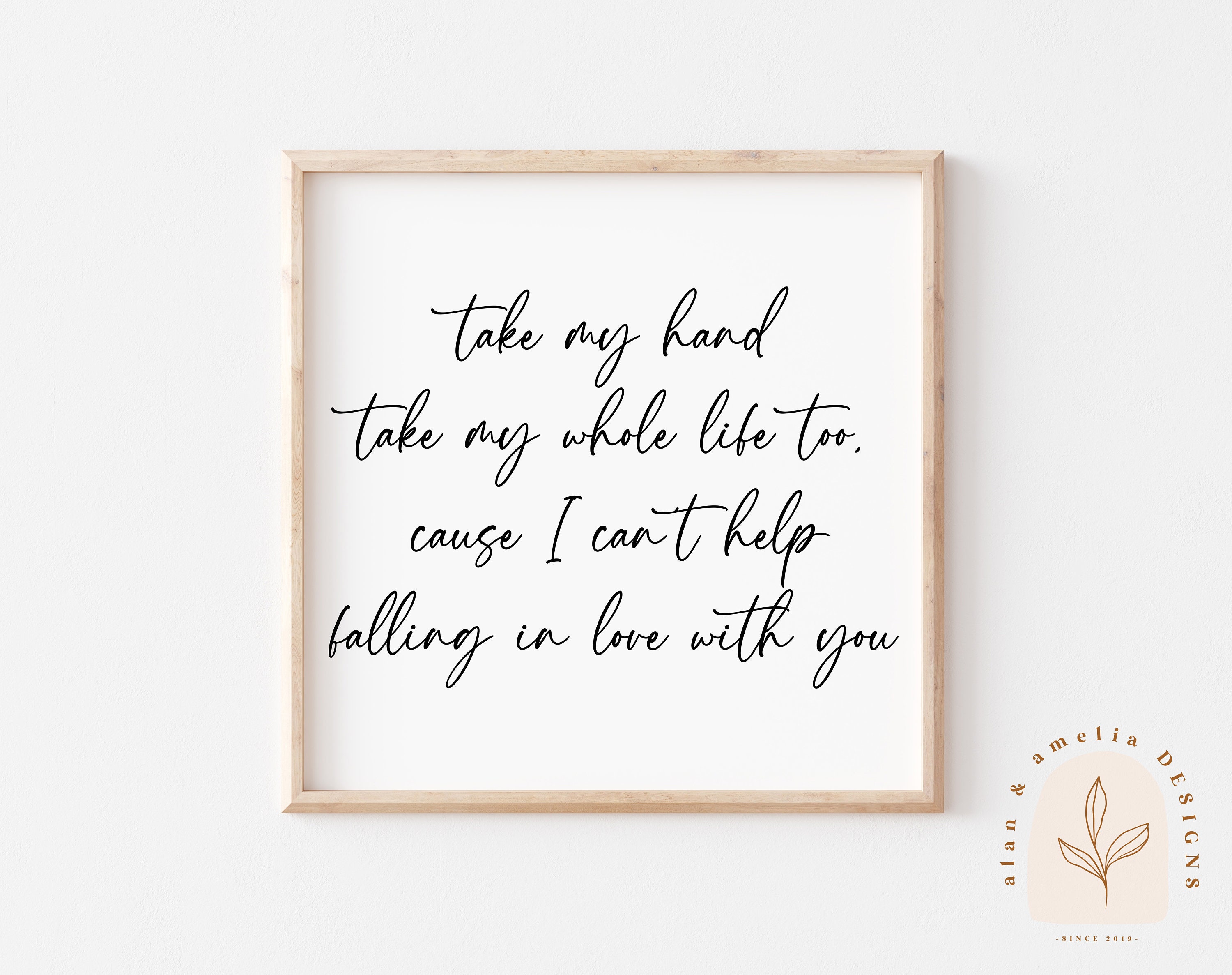 Can T Help Falling In Love Lyrics Svg Elvis Presley Svg Etsy Sweden