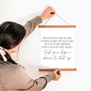 Hope Drijft Film Quote SVG | Geef Hoop gewoon een kans om op te drijven | Inspirerende Quote Svg | Motiverend teken Svg | Cricut | Silhouet