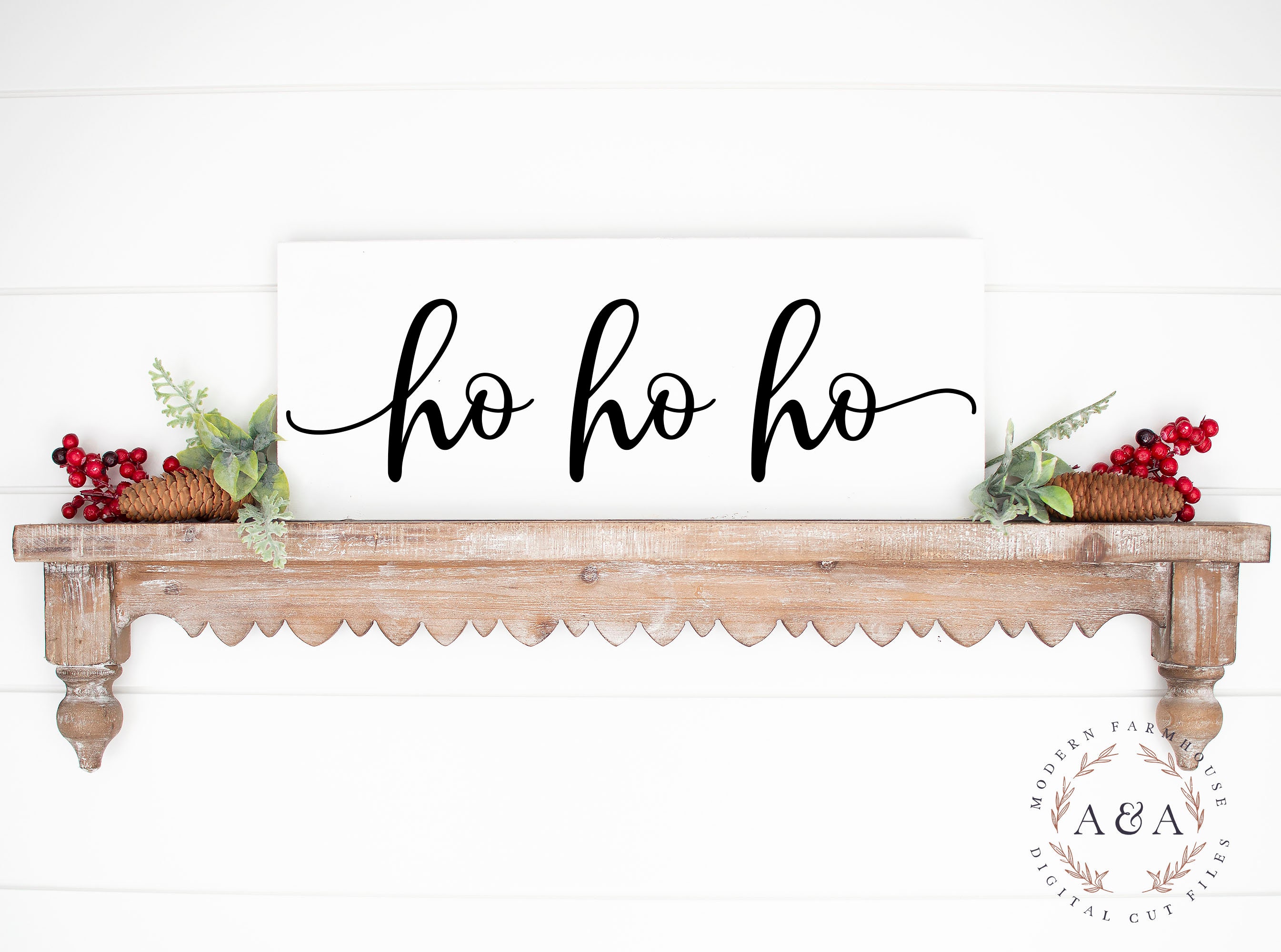 Download Ho Ho Ho SVG File Christmas Svg Holiday Cut File Santa | Etsy