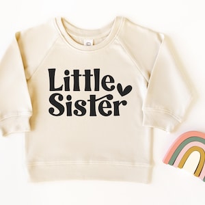 Little Sister SVG: Retro Sibling Shirts Cut File (Digital Download)