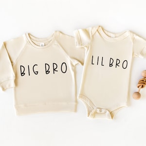 Big Bro Lil Bro Matching Shirt Cut File (SVG, PNG, DXF)