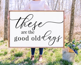 Dit zijn de goede oude dagen SVG | Houten teken offerte Svg | Familie Svg | Huwelijk Svg | Home decor gesneden bestand | Cricut | Silhouet