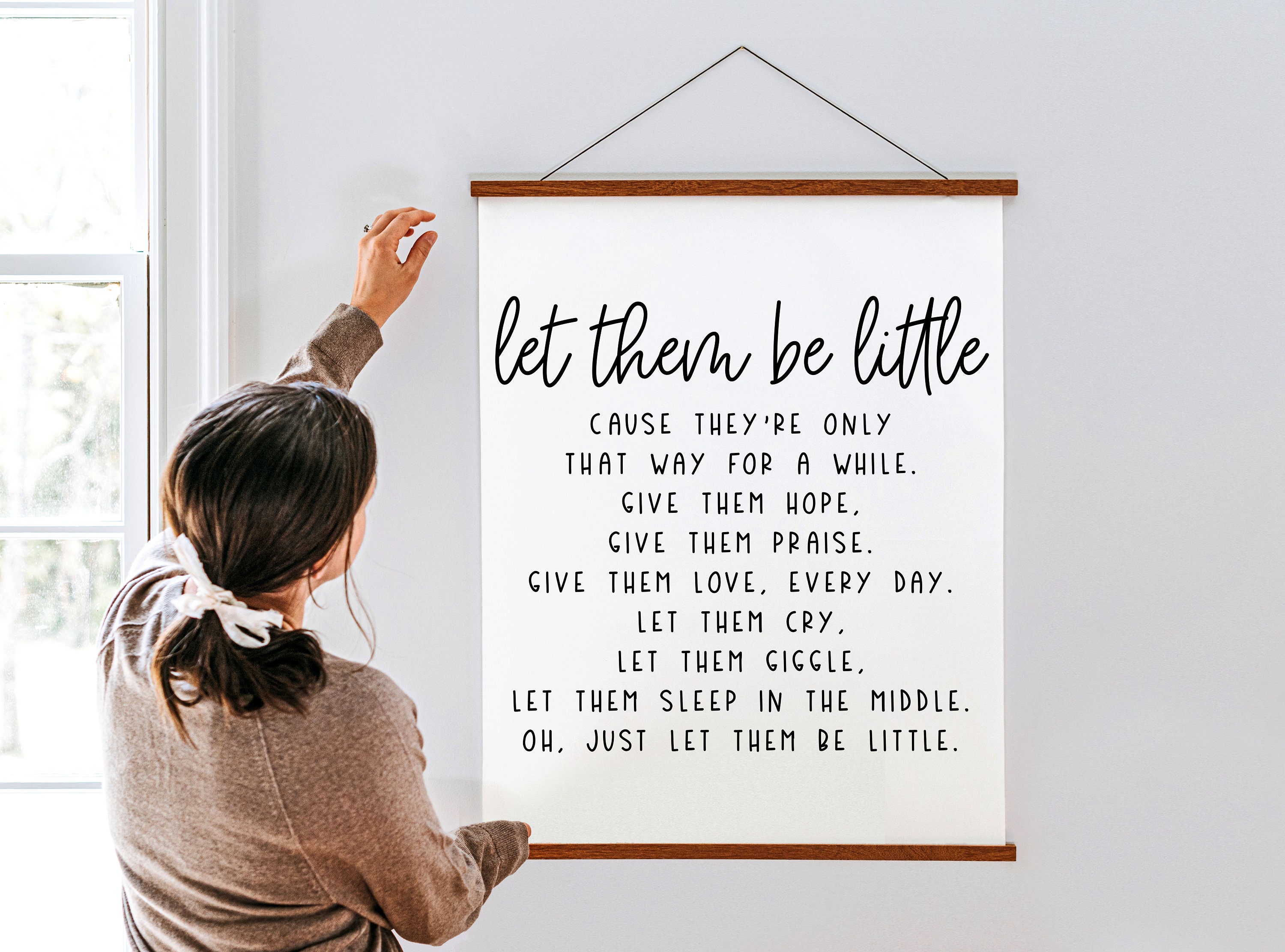 Let Them Be Little SVG Sentimental Quote Svg Nursery Sign - Etsy