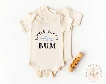 Little Beach Bum SVG: Summer Onesie Cut File (Digital Download)