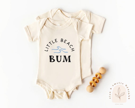 Little Beach Bum SVG: Summer Onesie Cut File (Digital Download)
