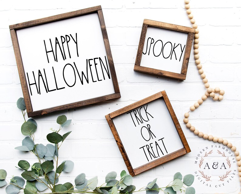 Download Rae Dunn Inspired Halloween SVG Bundle Halloween Saying ...