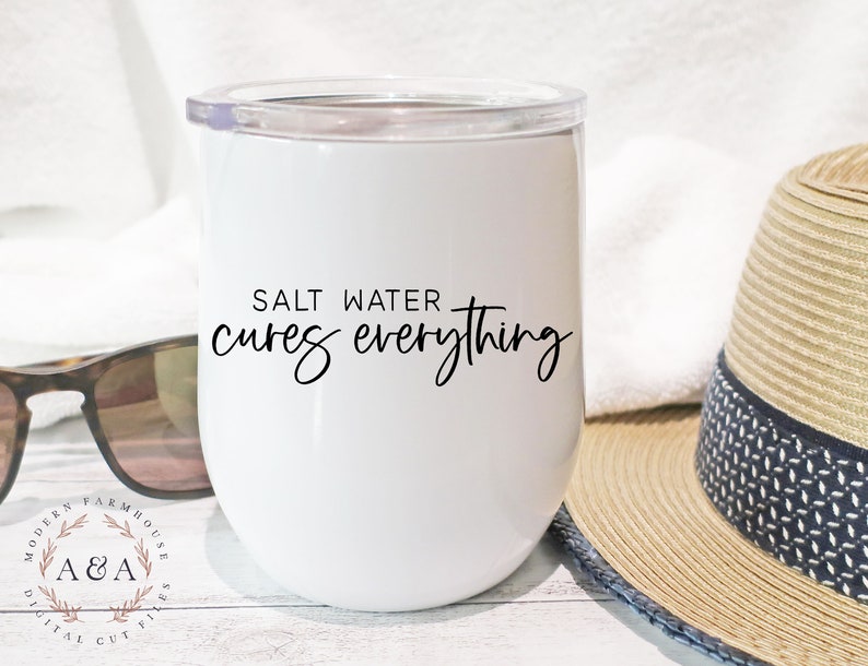 Download Salt Water Cures Everything Svg Beach Quote Svg Ocean Svg | Etsy