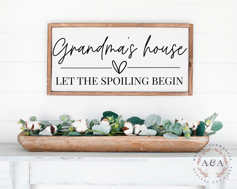 Download Grandma's House Let The Spoiling Begin Svg Modern | Etsy