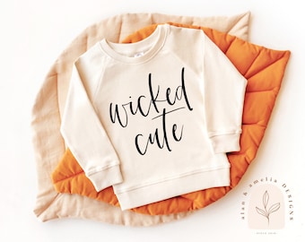 Wicked Cute Halloween SVG File | Toddler Shirt Design (Digital)