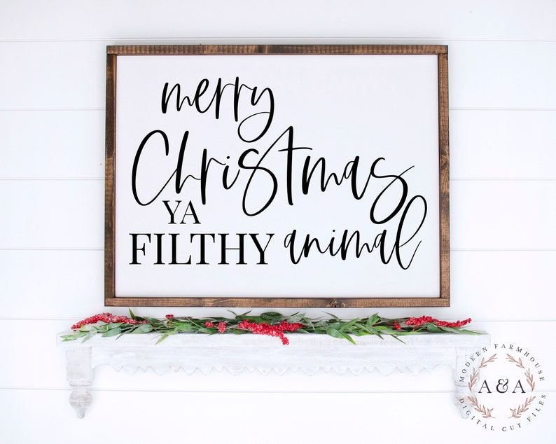 Download Merry Christmas Ya Filthy Animal SVG Home Alone Svg | Etsy
