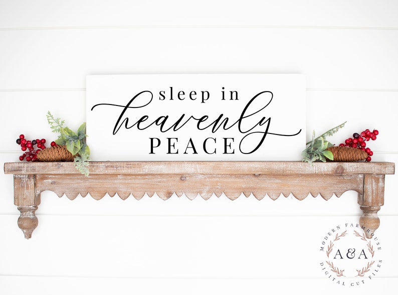 Sleep In Heavenly Peace SVG Silent Night Lyrics Svg Etsy