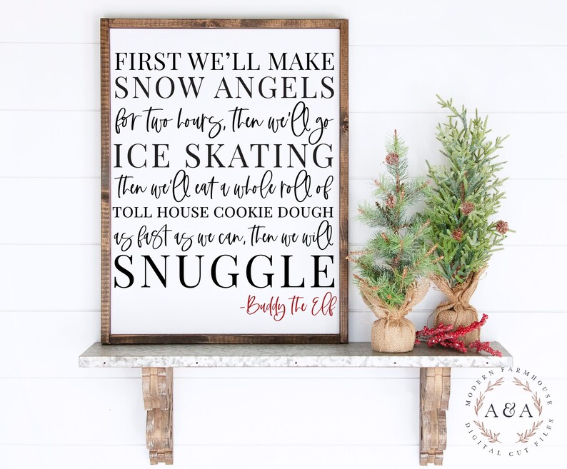 Download Buddy The Elf Quote SVG Elf Movie Quote Svg Christmas Bucket | Etsy