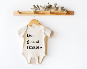 Überraschungs-Schwangerschafts-Ankündigungs-Strampler SVG-Schnittdatei: Letztes Baby offenbaren (Digitaler Download)