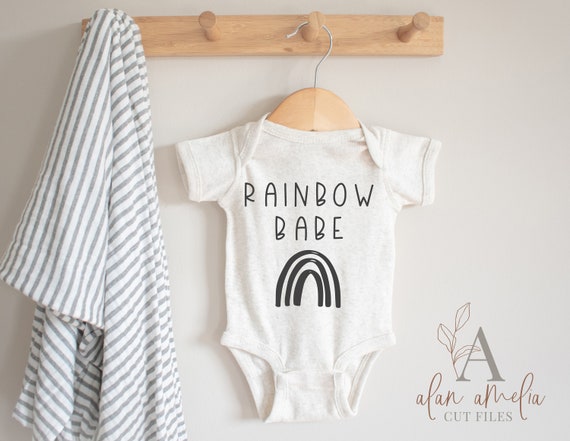 Download Rainbow Babe Svg Rainbow Baby Svg Pregnancy Announcement Etsy