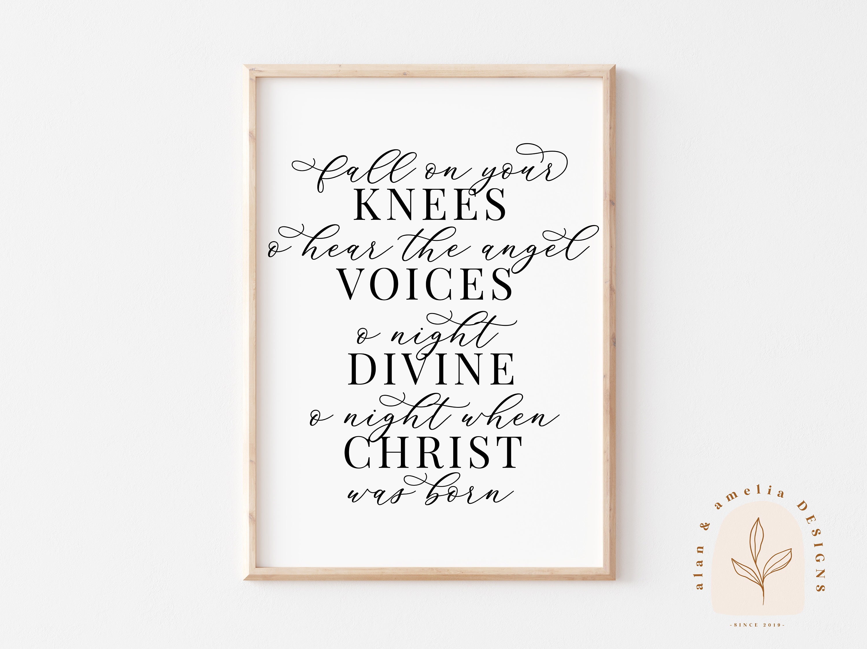 O Night Divine SVG O Holy Night Lyrics Svg (Download Now) 