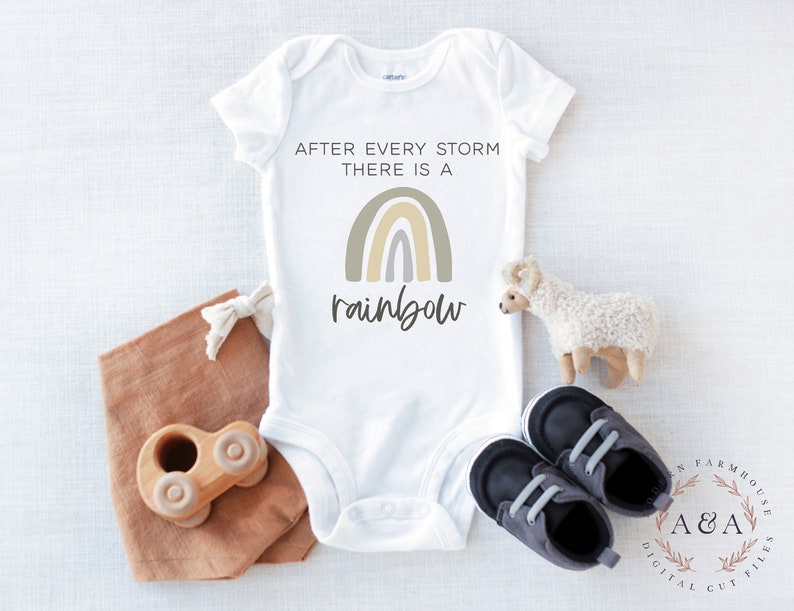 Download After Every Storm There Is A Rainbow Svg Rainbow Baby ...