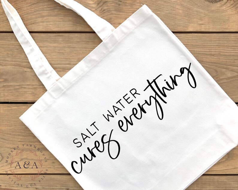 Download Salt Water Cures Everything Svg Beach Quote Svg Ocean Svg | Etsy