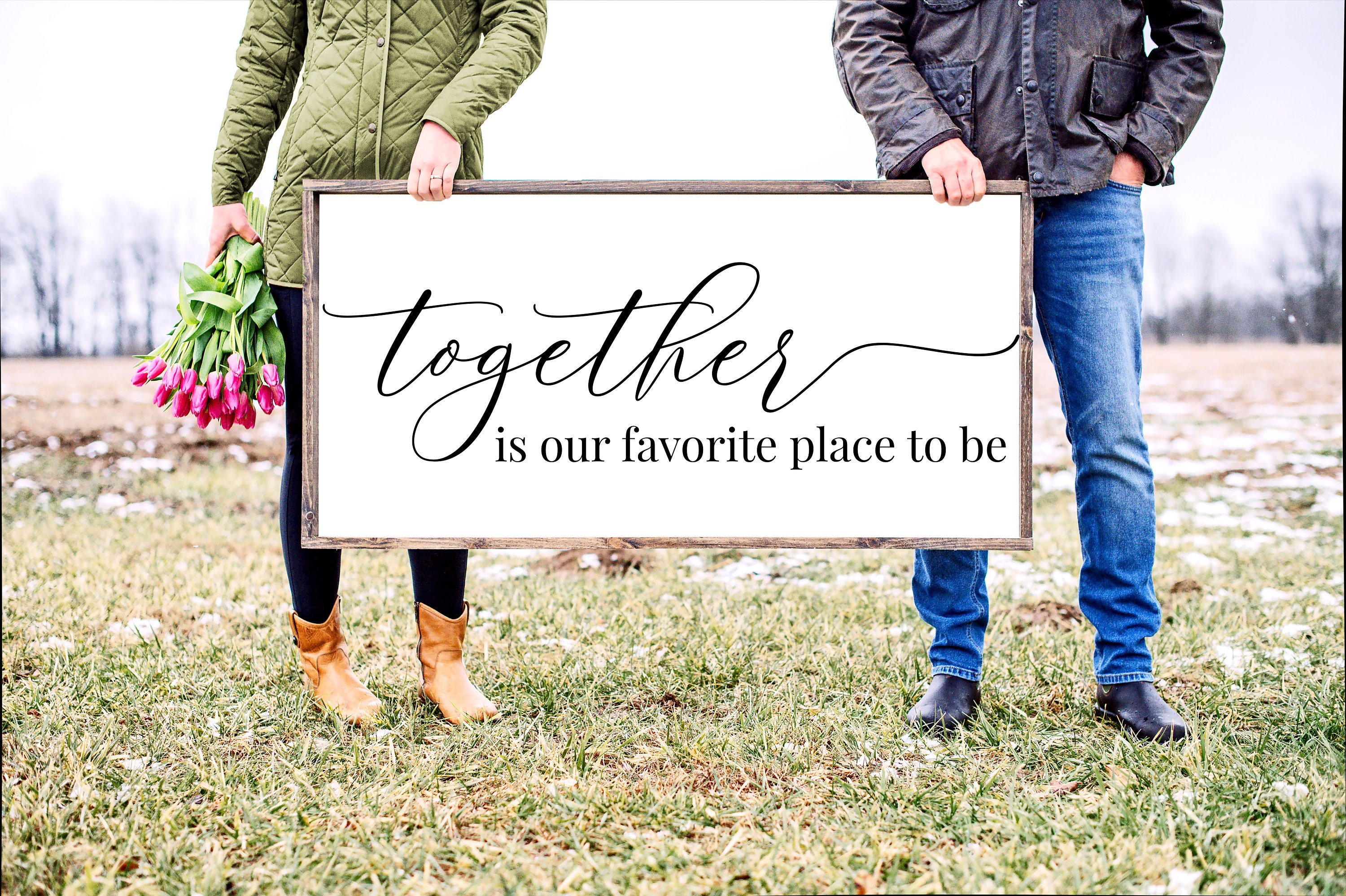Together Is Our Favourite Place To Be Cushion - Vicki